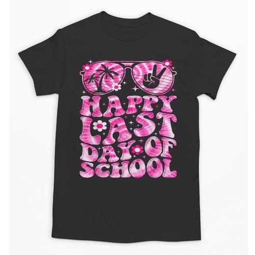 Last Day Of School Teacher Students School Graduation Groovy Unisex T-Shirt - Best Gift Smart
