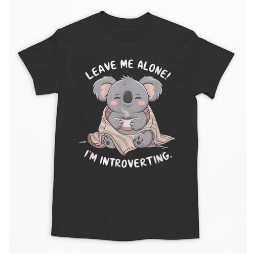 Leave Me Alone I'm Introverting Koala Introvert Unisex T-Shirt - Raresse