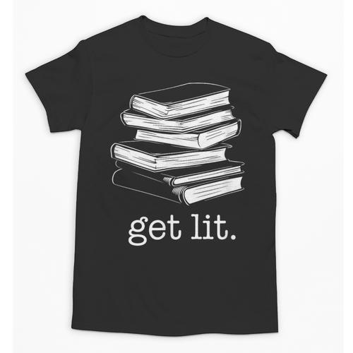 Let's Get Lit Books Unisex T-Shirt - Bookorys DE
