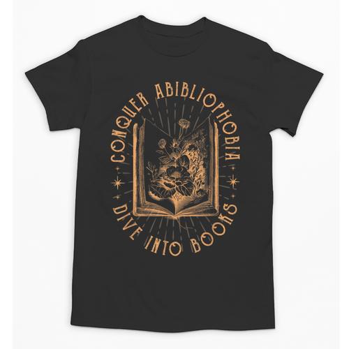 Literature Bookworm Abibliophobia Bookish Unisex T-Shirt - Bookorys DE