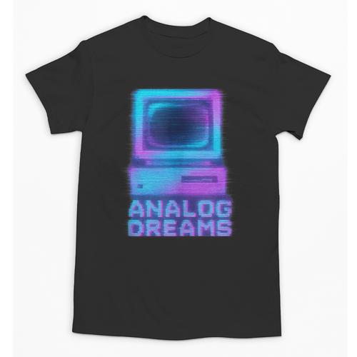 Lofi Reverie Analog Dreams Pixel 90s Desktop VHS Nostalgia Unisex T-Shirt - Figerry