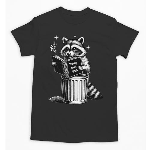 I Love Trashy Book Club Raccoon No Shelf Control Weirdcore Unisex T-Shirt - Bookorys
