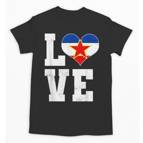 Love Yugoslavia Proud Yugoslav Nostalgia Unisex T-Shirt - Figerry