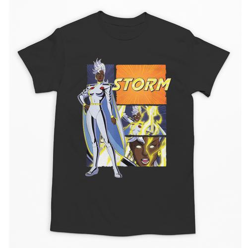 Marvel X-Men '97 Storm Vintage Classic Comic Book Panels Unisex T-Shirt - Bookorys