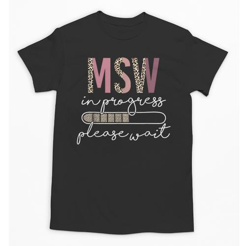 Master Social Worker MSW Graduation Social Work Student Unisex T-Shirt - Best Gift Smart