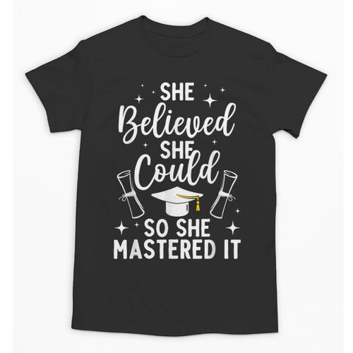 Masters Degree Graduation Art For Women Girl Masters Degree Unisex T-Shirt - Best Gift Smart