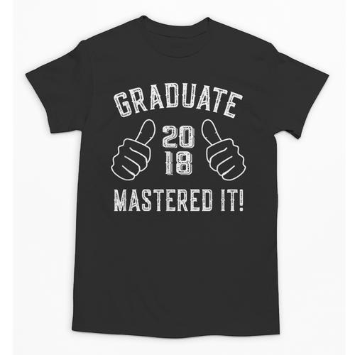 Masters Degree Graduation Shirt Mastered It For Him Her Unisex T-Shirt - Best Gift Smart