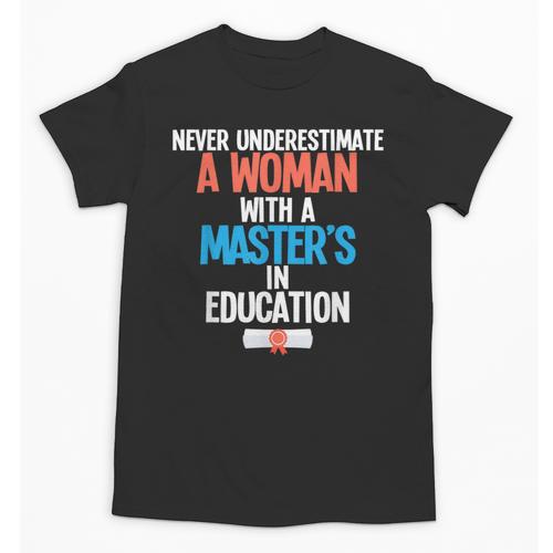 Masters In Education Degree Graduation Women MeD Unisex T-Shirt - Best Gift Smart