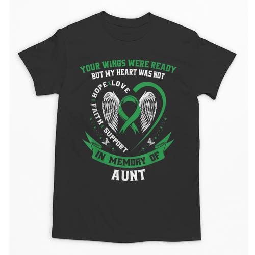 In Memory Of Aunt Kidney Disease Awareness Products Unisex T-Shirt - Easessy