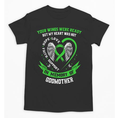 In Memory Of Godmother Non Hodgkins Lymphoma Awareness Unisex T-Shirt - Easessy