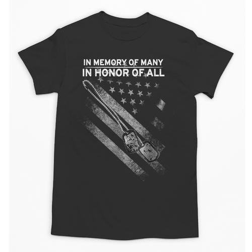 In Memory Of Many In Honor Of All Unisex T-Shirt - Easessy
