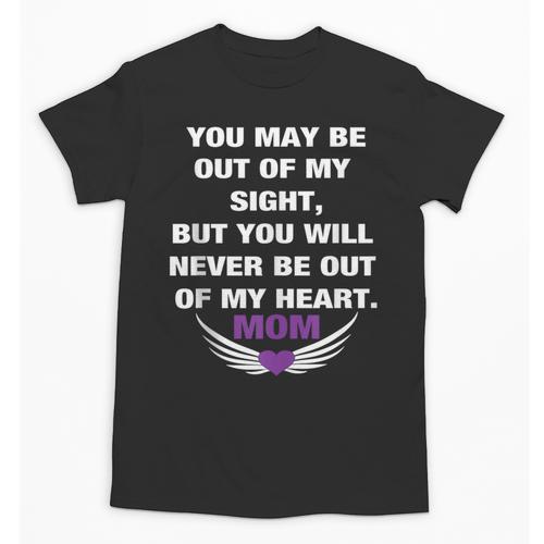 In Memory Of Mom Mama Mother Angel Heaven Memorial For Mom Unisex T-Shirt - Easessy