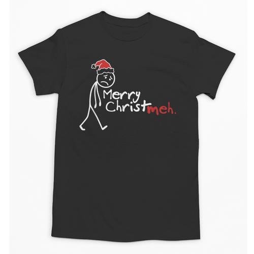 Merry Christ-Meh Christmas Introvert Unisex T-Shirt - Raresse