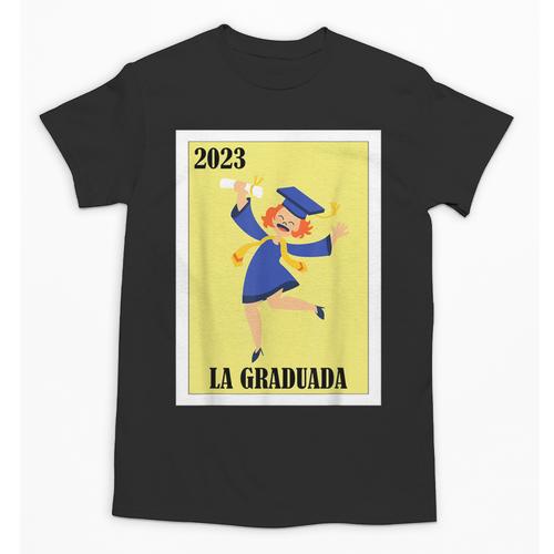 Mexican For Graduation La Graduada 2023 Unisex T-Shirt - Best Gift Smart