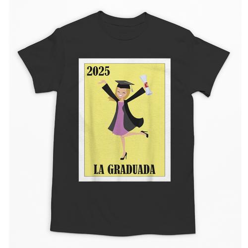 Mexican For Graduation La Graduada 2025 Unisex T-Shirt - Best Gift Smart