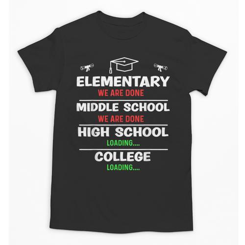 Middle School Graduation We Are Done Class Of 2023 8th Grade Unisex T-Shirt - Best Gift Smart