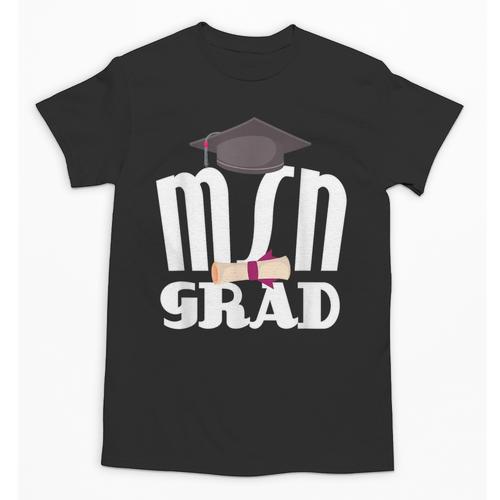 MSN Masters Graduation Men Women Son Daughter Unisex T-Shirt - Best Gift Smart