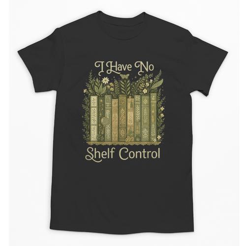 I Have No Shelf Control Vintage Botanical Books Graphic Unisex T-Shirt - Bookorys DE