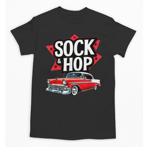 Nostalgia 1950s Sock Hop Dance Unisex T-Shirt - Figerry