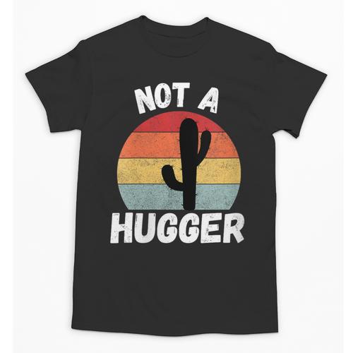 Not A Hugger Cactus Introvert Antisocial Unisex T-Shirt - Raresse
