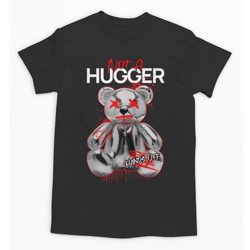 Not A Hugger Teddy Bear Antisocial Introvert Unisex T-Shirt - Raresse
