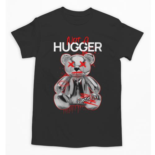 Not A Hugger Teddy Bear Antisocial Introvert Unisex T-Shirt - Raresse