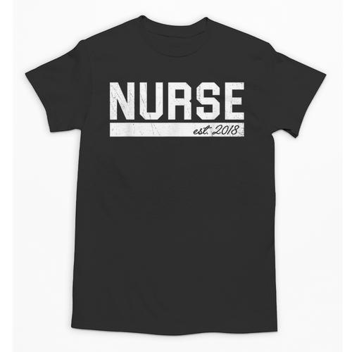 Nurse Est 2018 Nursing Graduation T Shirt Unisex T-Shirt - Best Gift Smart