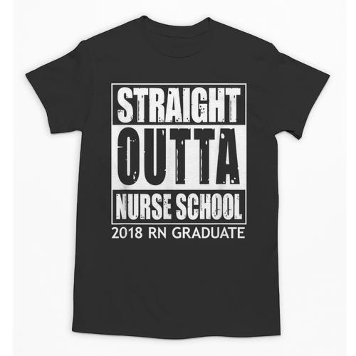 Nurse School 2018 RN Graduation Nursing Graduate Shirt Unisex T-Shirt - Best Gift Smart