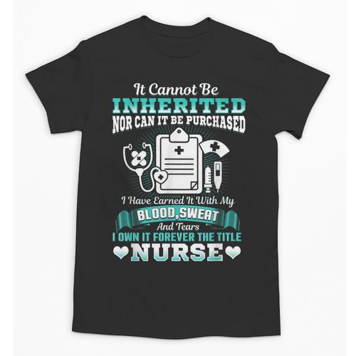 Nursing School Graduation Inherited RN LPN Nurse Grad 2021 Unisex T-Shirt - Best Gift Smart