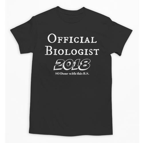 Official Biologist T Shirt Biologist Graduation Shirt Unisex T-Shirt - Best Gift Smart