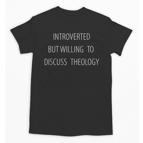 Theology Introvert Reformed Christian Bible Scripture Unisex T-Shirt - Raresse