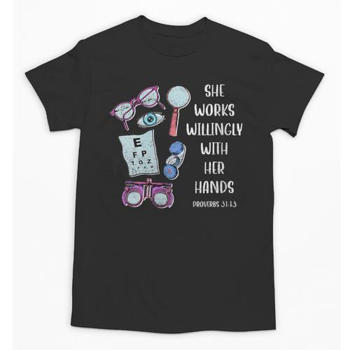 Optometry T Ophthalmology Eye Doctor Tee Optician Graduation Unisex T-Shirt - Best Gift Smart