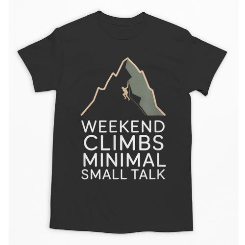Outdoor Introvert Vibes Weekend Climber Unisex T-Shirt - Raresse