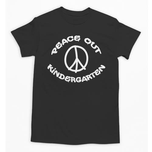 Peace Out Kindergarten T Shirt For School Graduation Unisex T-Shirt - Best Gift Smart
