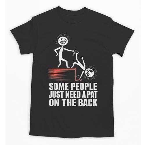 Some People Just Need A Pat On The Back Introvert Unisex T-Shirt - Raresse