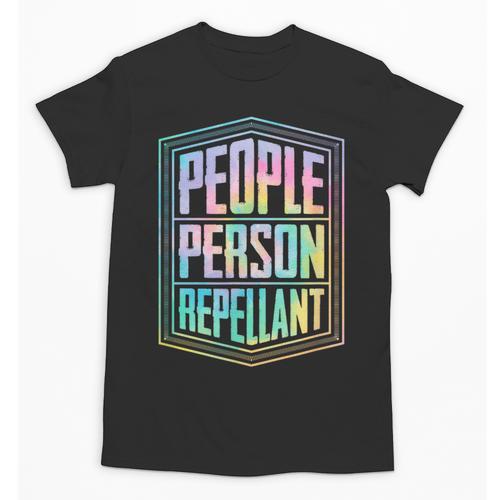 People Person Repellant Antisocial Introvert Unisex T-Shirt - Raresse
