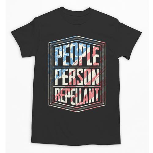 People Person Repellant Introvert Unisex T-Shirt - Raresse
