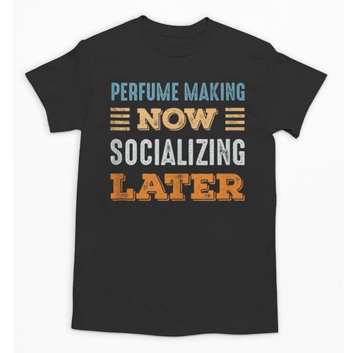 Perfume Making Now Minimal Socializing Introvert Vintage Unisex T-Shirt - Raresse