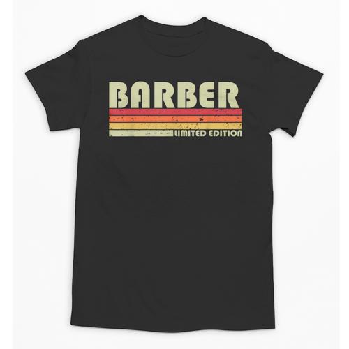 Personal Christmas Retro Vintage Graduation BARBER Job Title Profession Birthday Worker Idea Unisex T-Shirt - Best Gift Smart