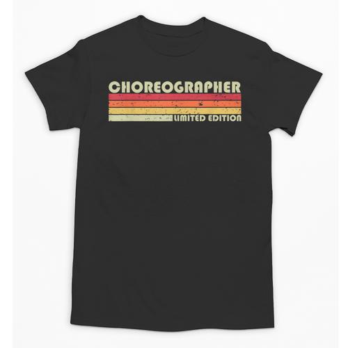 Personal Christmas Retro Vintage Graduation CHOREOGRAPHER Job Title Profession Birthday Worker Unisex T-Shirt - Best Gift Smart