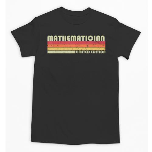 Personal Christmas Retro Vintage Graduation Mathematician Job Title Profession Birthday Worker Unisex T-Shirt - Best Gift Smart