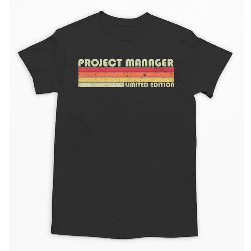 Personal Christmas Retro Vintage Graduation Project Manager Job Title Profession Birthday Worker Unisex T-Shirt - Best Gift Smart