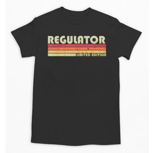 Personal Christmas Retro Vintage Graduation REGULATOR Job Title Profession Birthday Worker Idea Unisex T-Shirt - Best Gift Smart