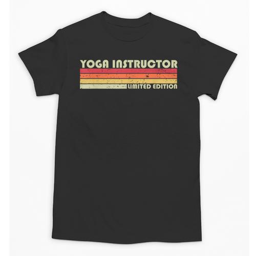 Personal Christmas Retro Vintage Graduation Yoga Instructor Job Title Profession Birthday Worker Unisex T-Shirt - Best Gift Smart