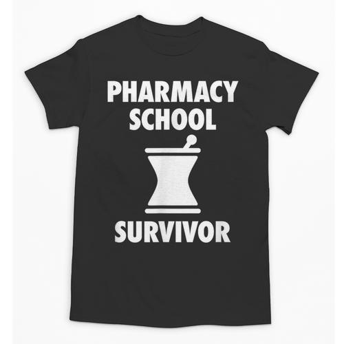 Pharmacy School Survivor PharmD Graduation T-Shirt Unisex T-Shirt - Best Gift Smart