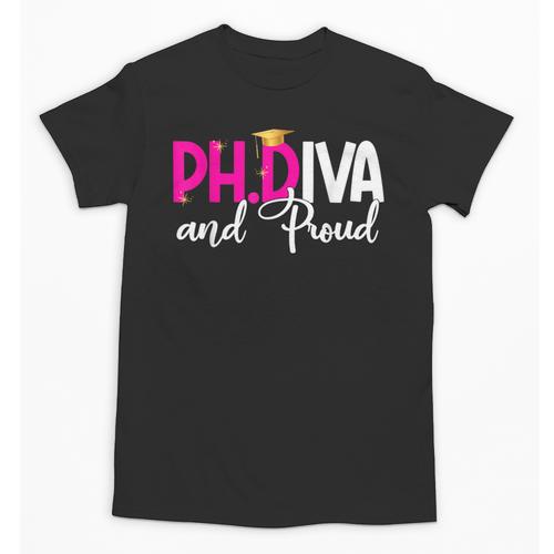 PhDiva Graduation Doctorate Student Graduate Unisex T-Shirt - Best Gift Smart
