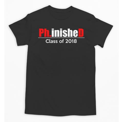 Phinished PhD Graduation T-Shirt For Men And Women Unisex T-Shirt - Best Gift Smart