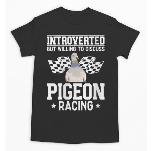 Pigeon Racing Introvert Pigeon Breeder Homing Pigeon Unisex T-Shirt - Raresse