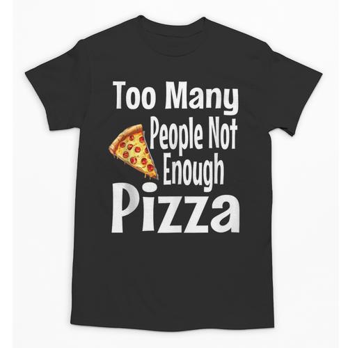 Pizza Lover Saying Introvert Anti Social Humor Foodie Unisex T-Shirt - Raresse