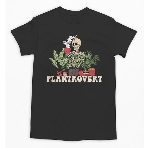 Plant Coffee Love Plantrovert Gardening Introvert Mom Unisex T-Shirt - Raresse